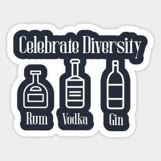 Celebrate Diversity- Spirits Edition Sticker